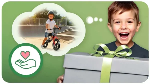 Loopfiets voor Kinderen Fun Adventure Zwart Rood