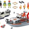 PLAYMOBIL City Action Redding op zee: brandbestrijdingsmissie met reddingskruiser - 70140