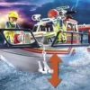 PLAYMOBIL City Action Redding op zee: brandbestrijdingsmissie met reddingskruiser - 70140
