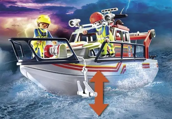 PLAYMOBIL City Action Redding op zee: brandbestrijdingsmissie met reddingskruiser - 70140