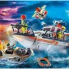 PLAYMOBIL City Action Redding op zee: brandbestrijdingsmissie met reddingskruiser - 70140