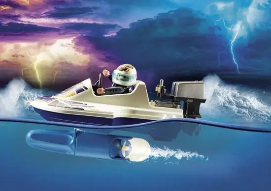 PLAYMOBIL City Action Redding op zee: brandbestrijdingsmissie met reddingskruiser - 70140