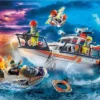 PLAYMOBIL City Action Redding op zee: brandbestrijdingsmissie met reddingskruiser - 70140