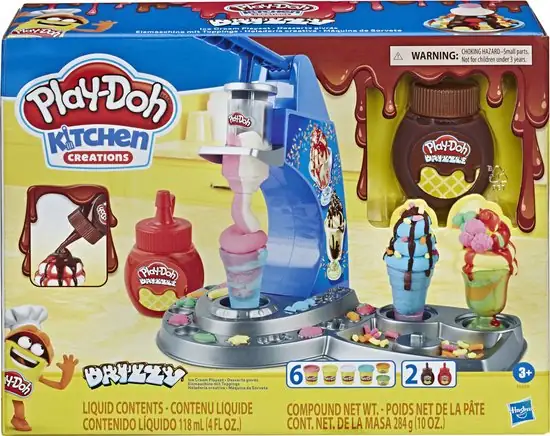 550x436 (3) Play-Doh Drizzle IJsjes Speelset