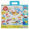 Play-Doh creatieve set met 40 gereedschappen, 8 blikjes en draagtas, niet giftig