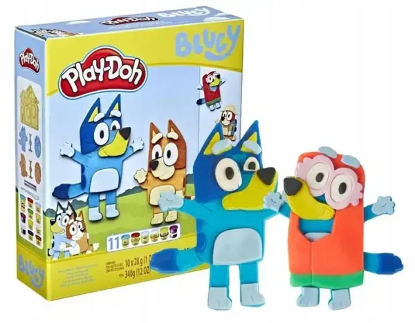 Play-Doh Speelset Bluey verkleed met 11 potjes klei