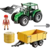 PLAYMOBIL Grote tractor met aanhanger - P-9317 - 47-delig