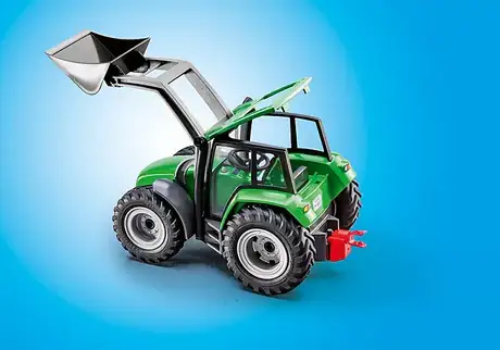 PLAYMOBIL Grote tractor met aanhanger - P-9317 - 47-delig