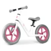 Loopfiets voor kinderen Light Flee – licht, stabiel en verstelbaar Wit Grijs Roze