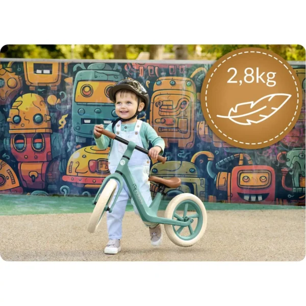 Loopfiets voor kinderen Light Flee – licht, stabiel en verstelbaar Groen