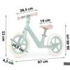 Loopfiets voor kinderen Light Flee – licht, stabiel en verstelbaar Groen