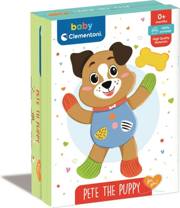 Clementoni Pluche Knuffel Pete The Puppy