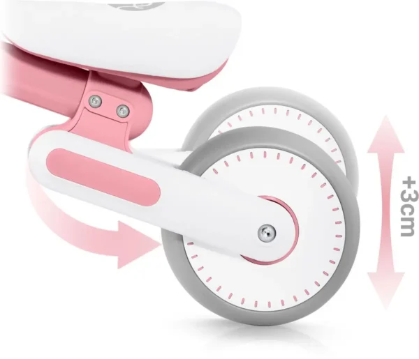 Kinderloopfiets NK-603 – Licht, Veilig en Verstelbaar BabyRoze