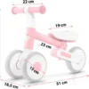 Kinderloopfiets NK-603 – Licht, Veilig en Verstelbaar BabyRoze