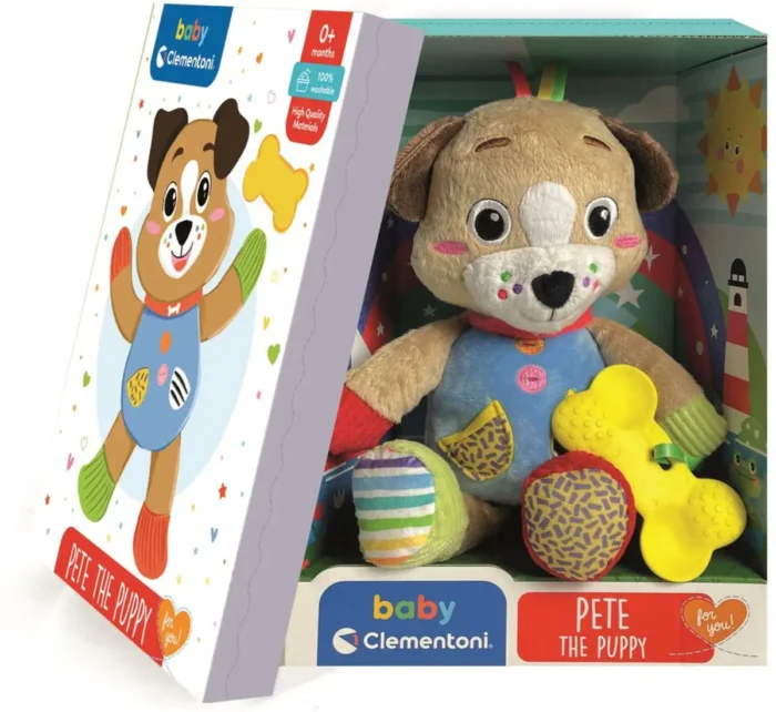 Clementoni Pluche Knuffel Pete The Puppy
