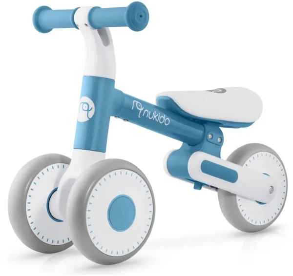 Kinderloopfiets NK-603 – Licht, Veilig en Verstelbaar BabyBlauw