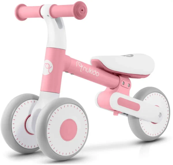 Kinderloopfiets NK-603 – Licht, Veilig en Verstelbaar BabyRoze