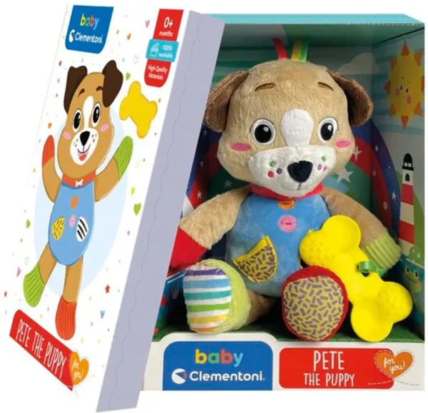 Clementoni Pluche Knuffel Pete The Puppy