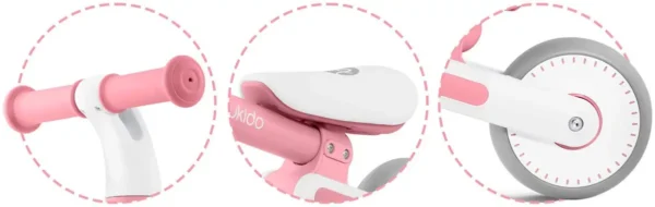 Kinderloopfiets NK-603 – Licht, Veilig en Verstelbaar BabyRoze