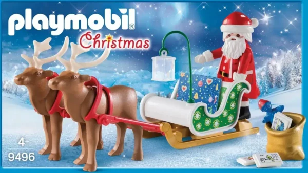 PLAYMOBIL Kerstslee met rendieren - 9496