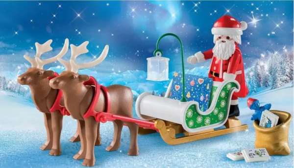 PLAYMOBIL Kerstslee met rendieren - 9496
