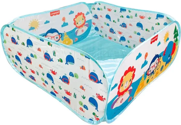 Fisher-Price Ballenbak met 25 veelkleurige ballen.