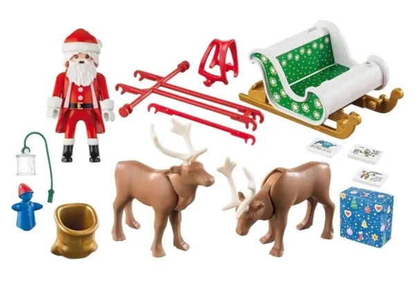 PLAYMOBIL Kerstslee met rendieren - 9496