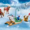 PLAYMOBIL Kerstslee met rendieren - 9496