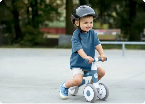 Kinderloopfiets NK-603 – Licht, Veilig en Verstelbaar BabyBlauw