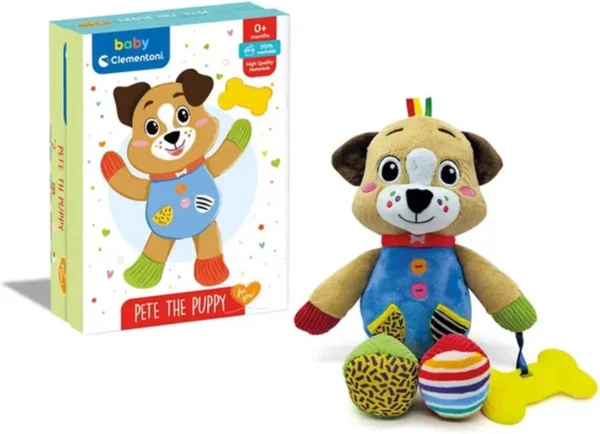 Clementoni Pluche Knuffel Pete The Puppy