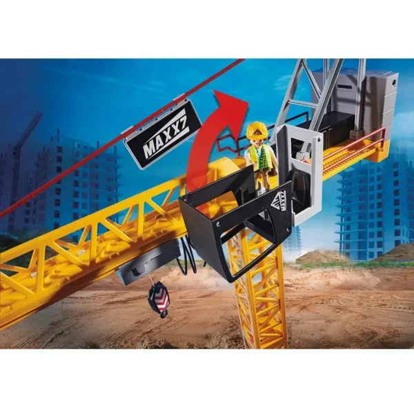 2876535_bd34563604eb PLAYMOBIL City Action RC bouwkraan met bouwonderdeel - 70441