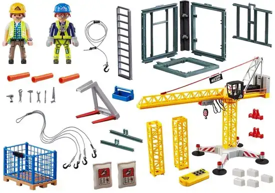 PLAYMOBIL City Action RC bouwkraan met bouwonderdeel - 70441