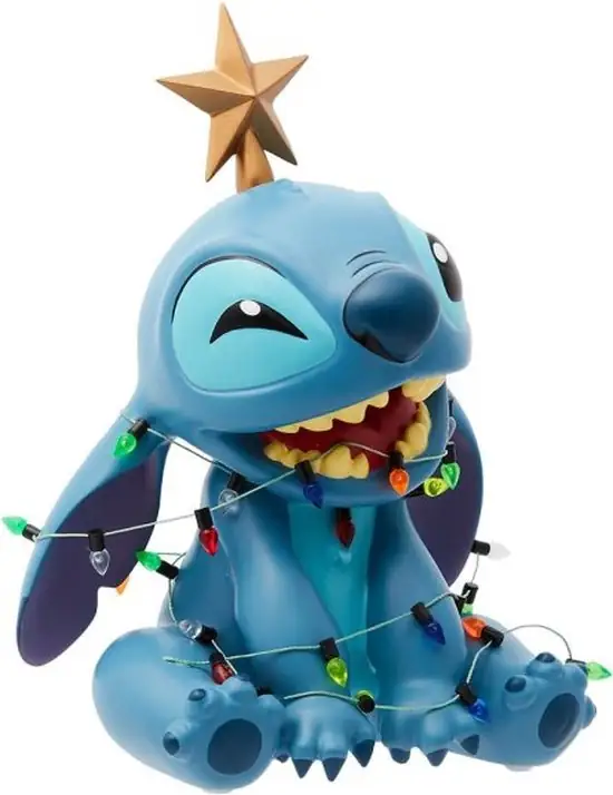 550x714 Disney Showcase Christmas Stitch Figurine
