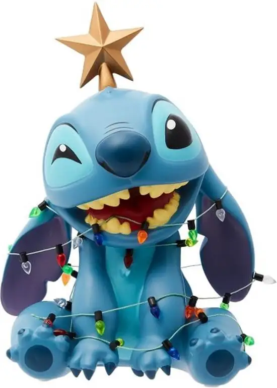 550x769 Disney Showcase Christmas Stitch Figurine