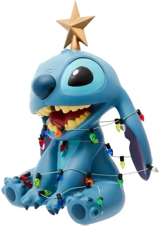 550x782 Disney Showcase Christmas Stitch Figurine
