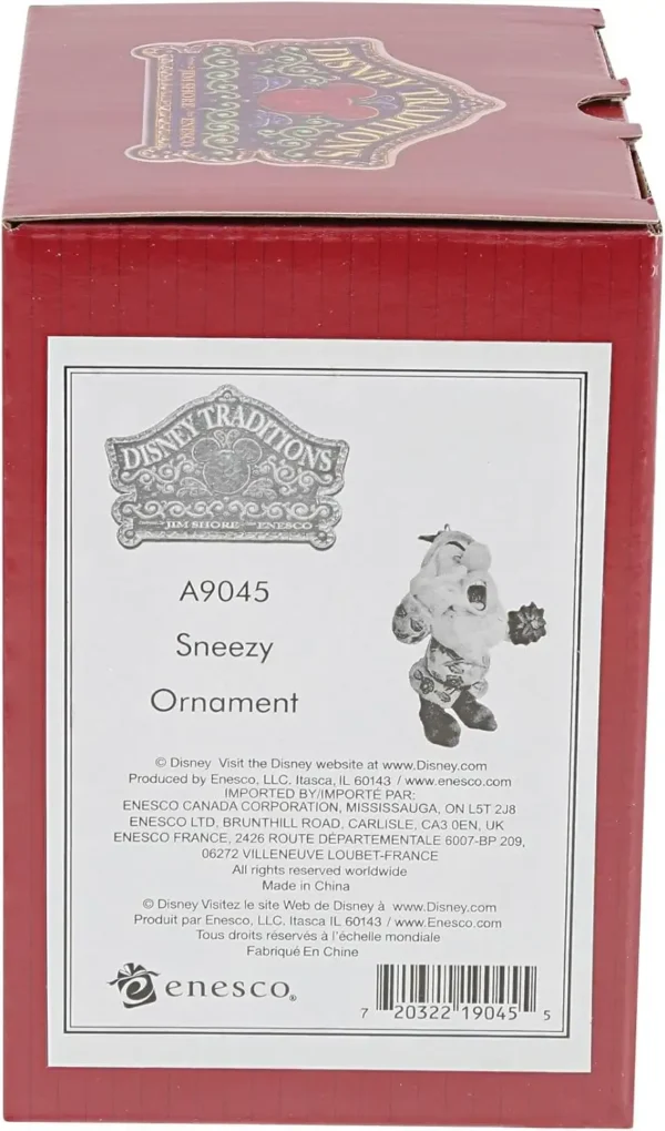 Disney Traditions Ornament Kersthanger Sneezy 7 cm