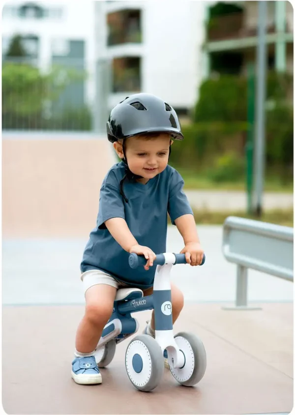 Kinderloopfiets NK-603 – Licht, Veilig en Verstelbaar BabyBlauw