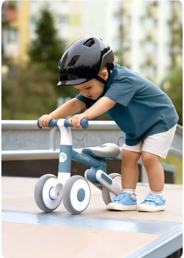 Kinderloopfiets NK-603 – Licht, Veilig en Verstelbaar BabyBlauw