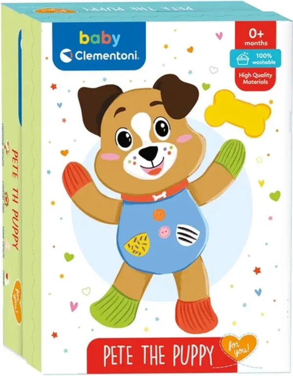 Clementoni Pluche Knuffel Pete The Puppy