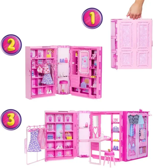 1093x1200 Barbie Super Kledingkast Speelset en Accessoires
