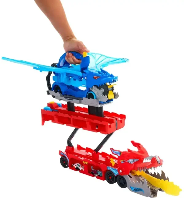 Hot Wheels City Ultiem Dubbele Draak Transportvoertuig