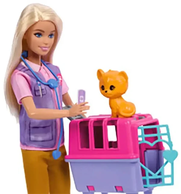 Barbie Pop Dierenredder met dierenaccessoires HRG50
