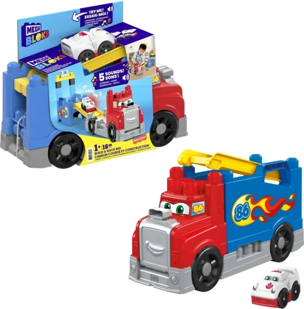 1179x1200 MEGA Bloks Bouw & Race Truck - Speelgoedtruck