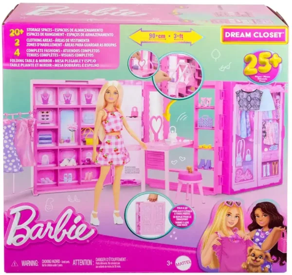 1200x1132 Barbie Super Kledingkast Speelset en Accessoires