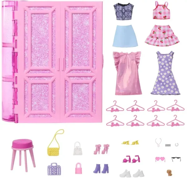 1200x1139 Barbie Super Kledingkast Speelset en Accessoires