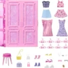 1200x1150 Barbie Super Kledingkast Speelset en Accessoires