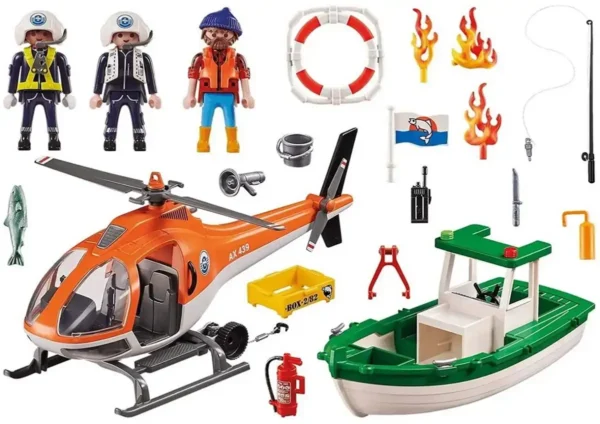 1200x847 Playmobil 70491 Rescue Action Coastal Fire Mission