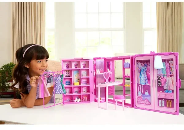 1200x850 Barbie Super Kledingkast Speelset en Accessoires