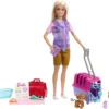 Barbie Pop Dierenredder met dierenaccessoires HRG50