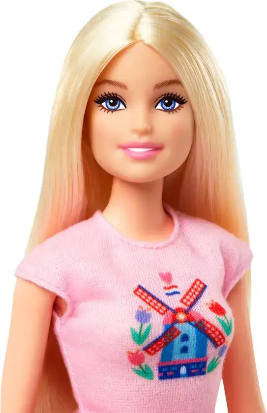 Barbie Pink Passport Holland Doll Set Amsterdam Tourist Voordelig